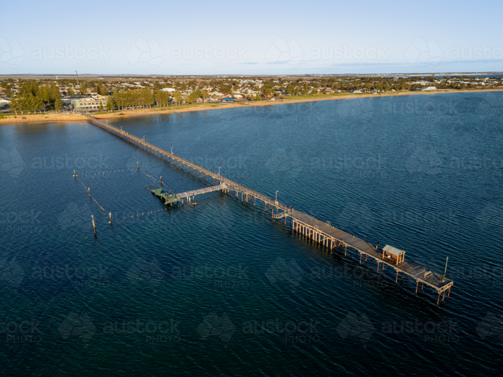 Ceduna jetty - Australian Stock Image