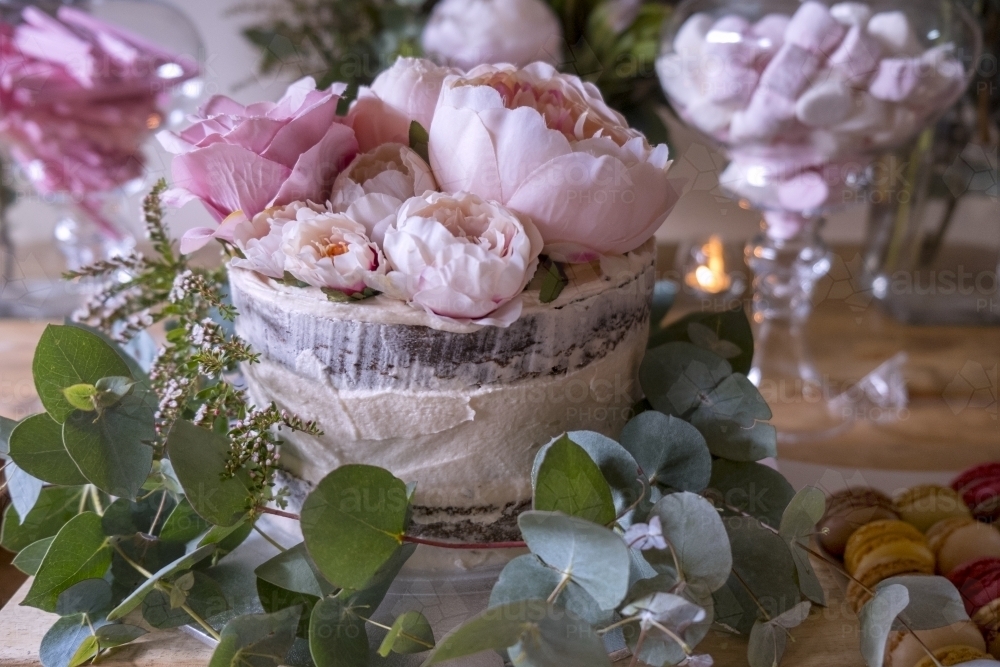 Celebration cake - Australian Stock Image