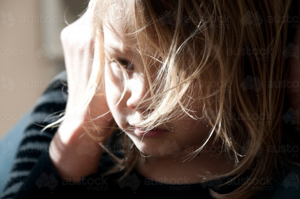 Child close up - Australian Stock Image