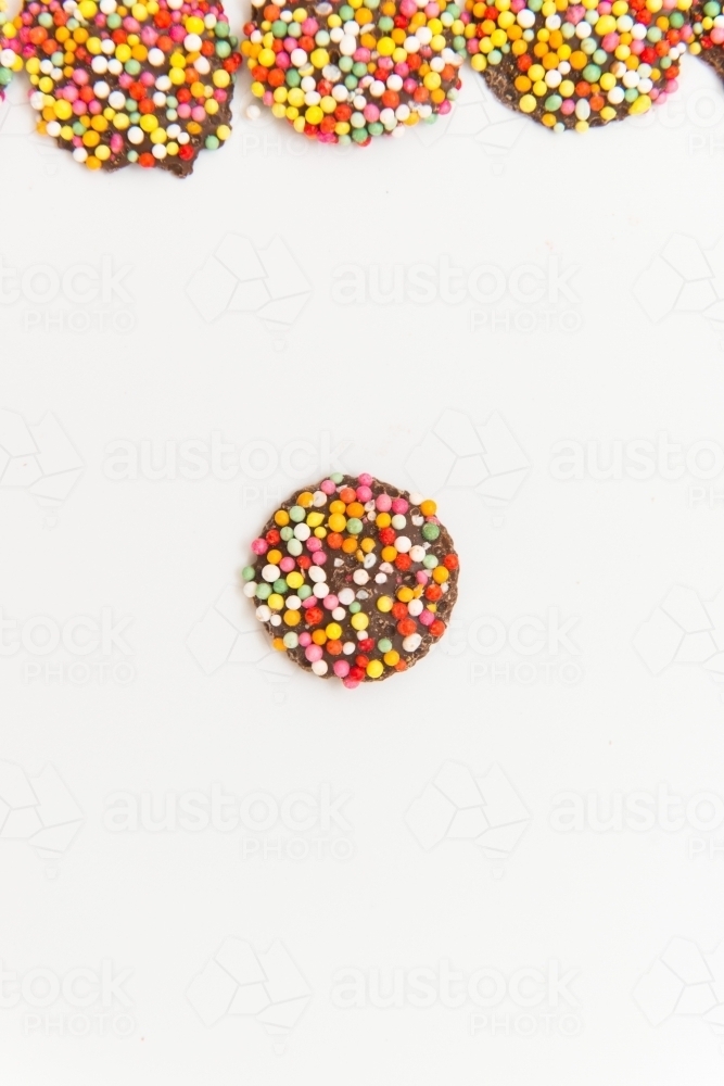 chocolate freckles - Australian Stock Image