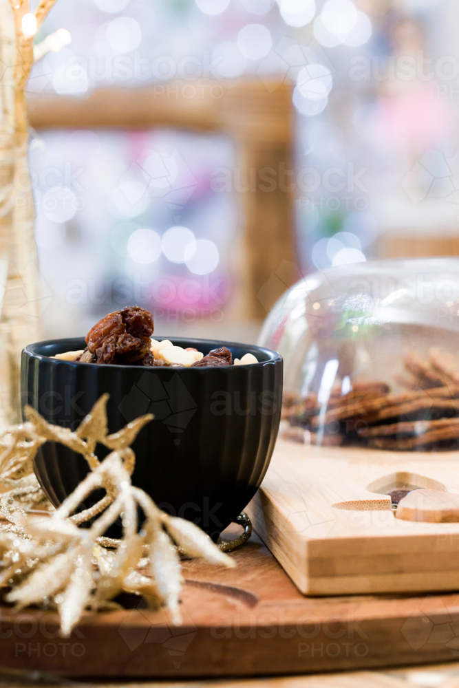 Christmas Table Styling - Australian Stock Image