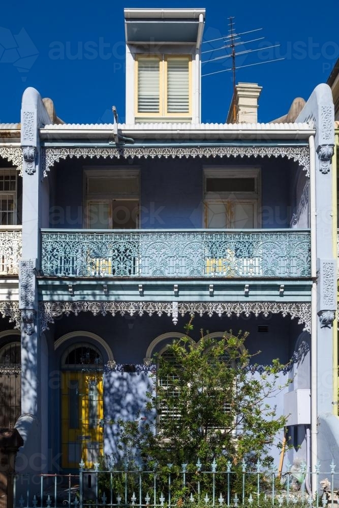 Image of Classic victorian style home in Redfern, NSW Austockphoto