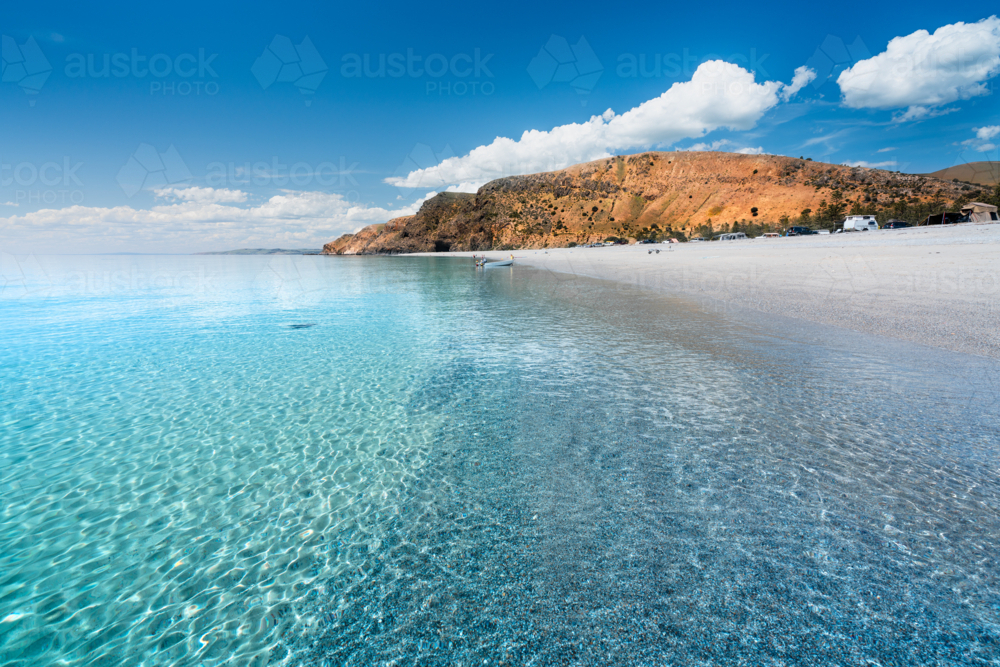 clear water of Rapid Bay in South Australia - Australian Stock Image