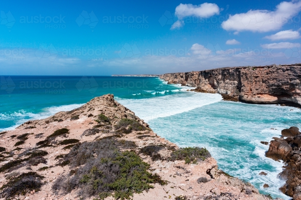 cliffs of Great Australian Bight - Australian Stock Image