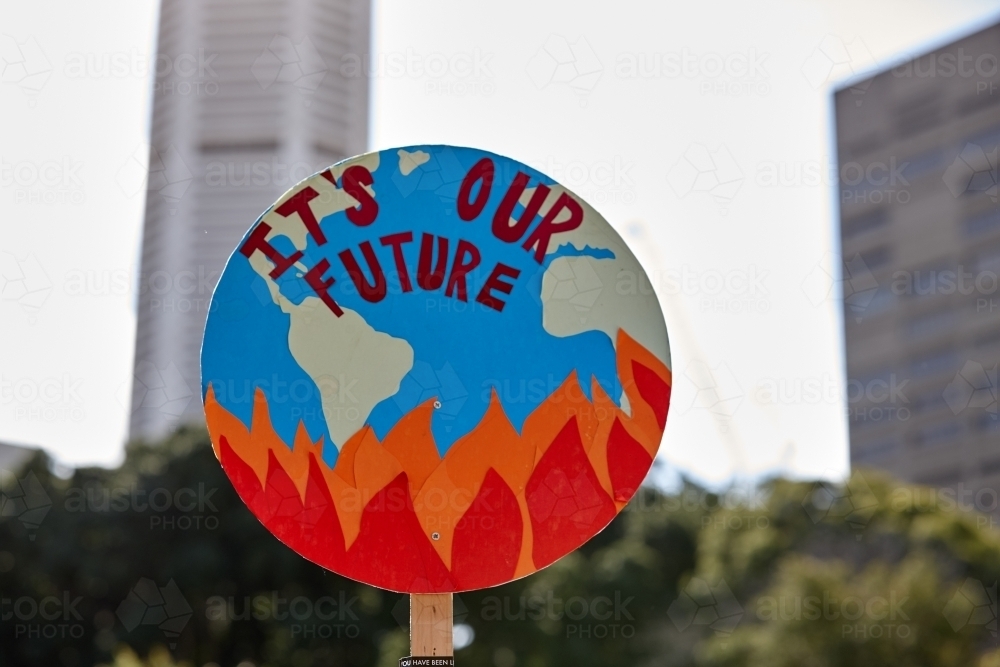 Image of Climate change sign - Austockphoto