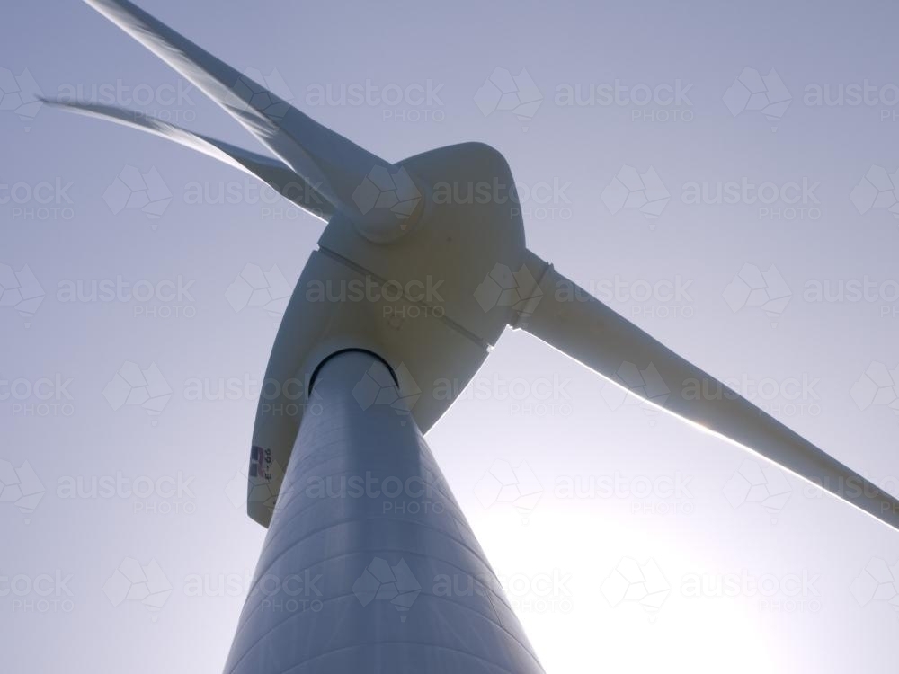 Close up of a wind turbine - Australian Stock Image