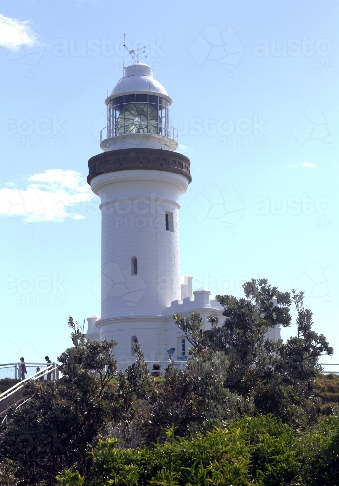 Close up of Byron Lighthouse - Australian Stock Image