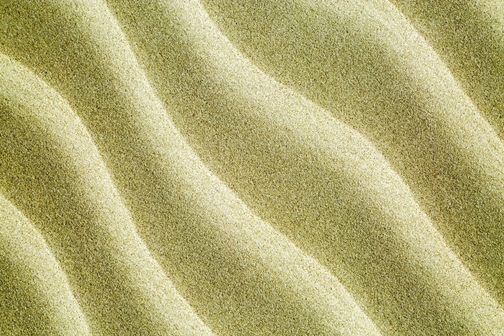 Close-up of sand dune ripples - Australian Stock Image