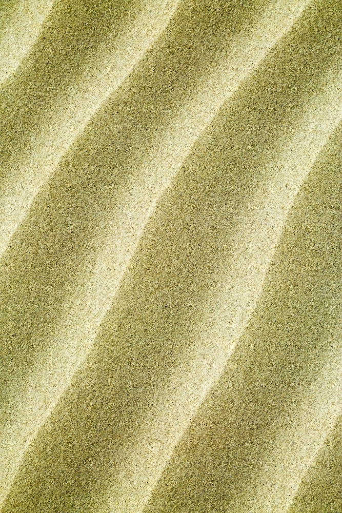 Close-up of sand dunes ripples - Australian Stock Image