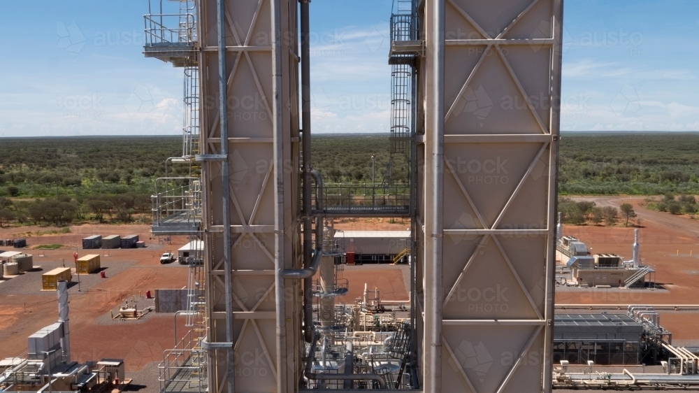 Image of Close up shot of a complex steel structure. - Austockphoto
