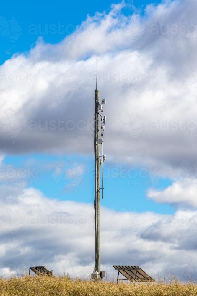 Coal Mine Communication Tower - Australian Stock Image