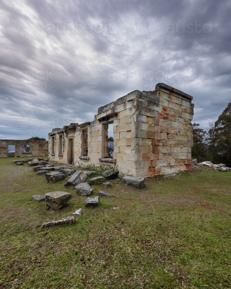 Coal Mines Historic site in Tasmania - Australian Stock Image