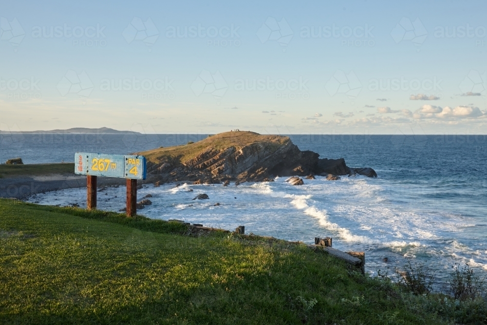 Coastal landscape on sunrise - Australian Stock Image