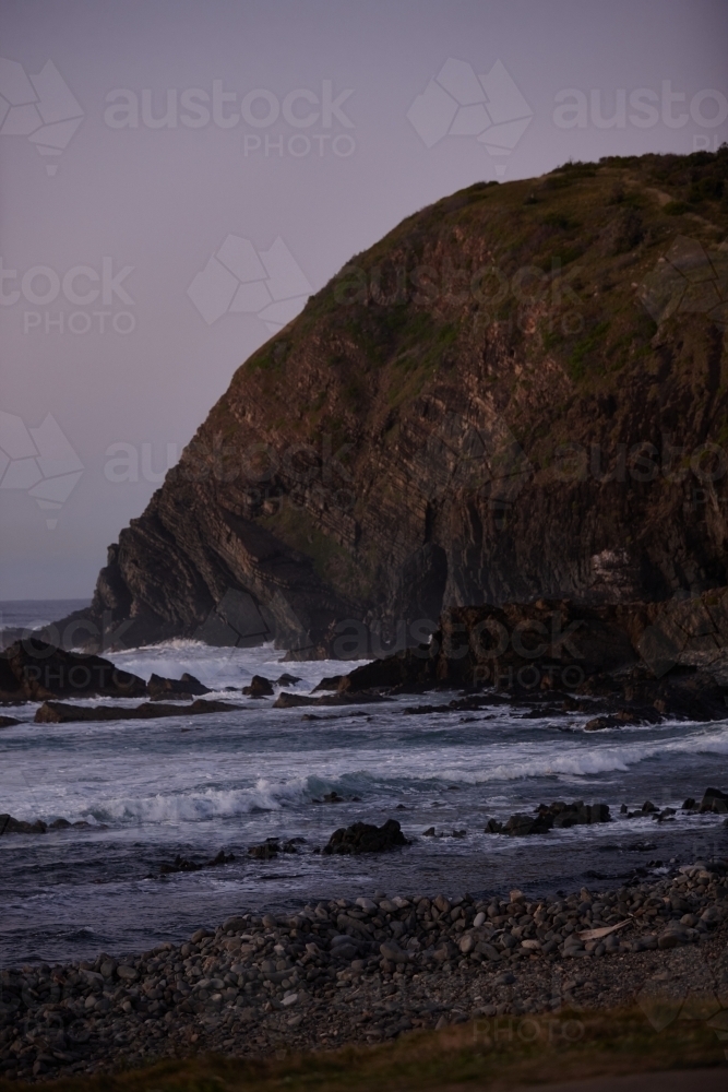 Coastal landscape on sunrise - Australian Stock Image