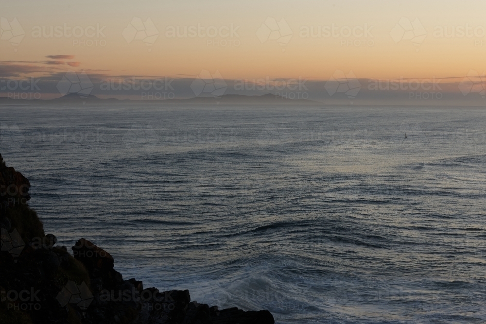 Coastal landscape on sunrise - Australian Stock Image