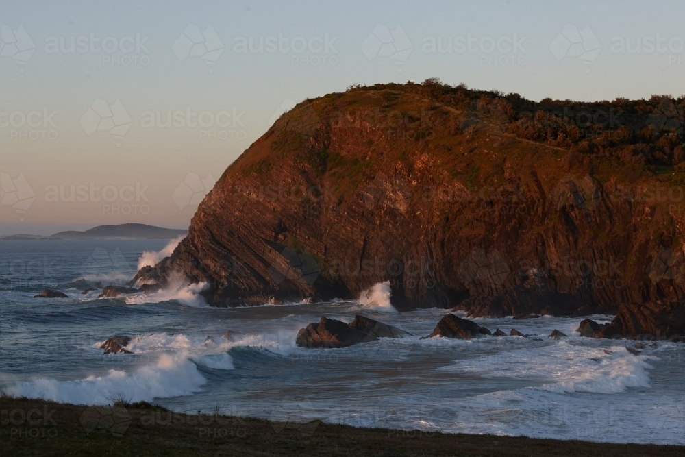 Coastal landscape on sunrise - Australian Stock Image