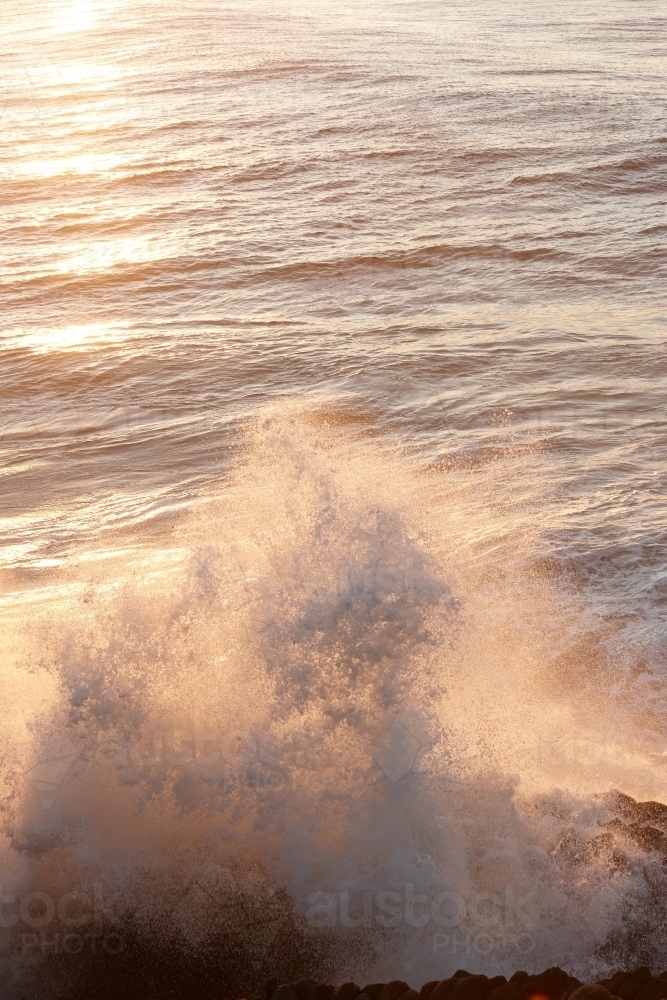 Coastal landscape on sunrise - Australian Stock Image