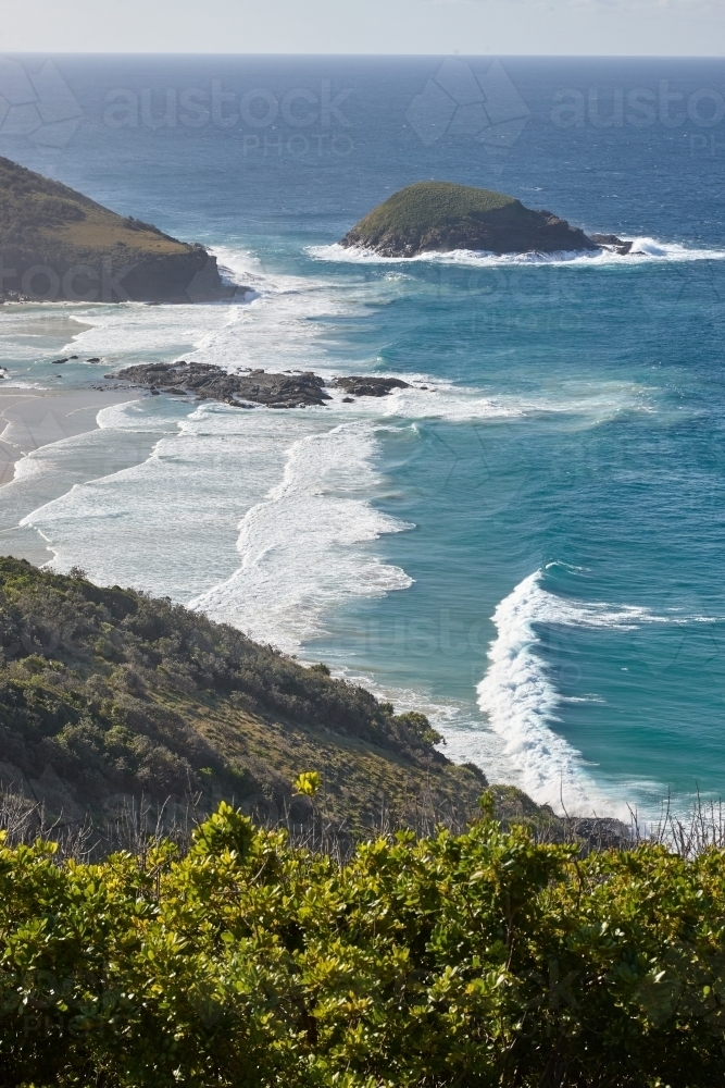 Coastal landscape on sunrise - Australian Stock Image