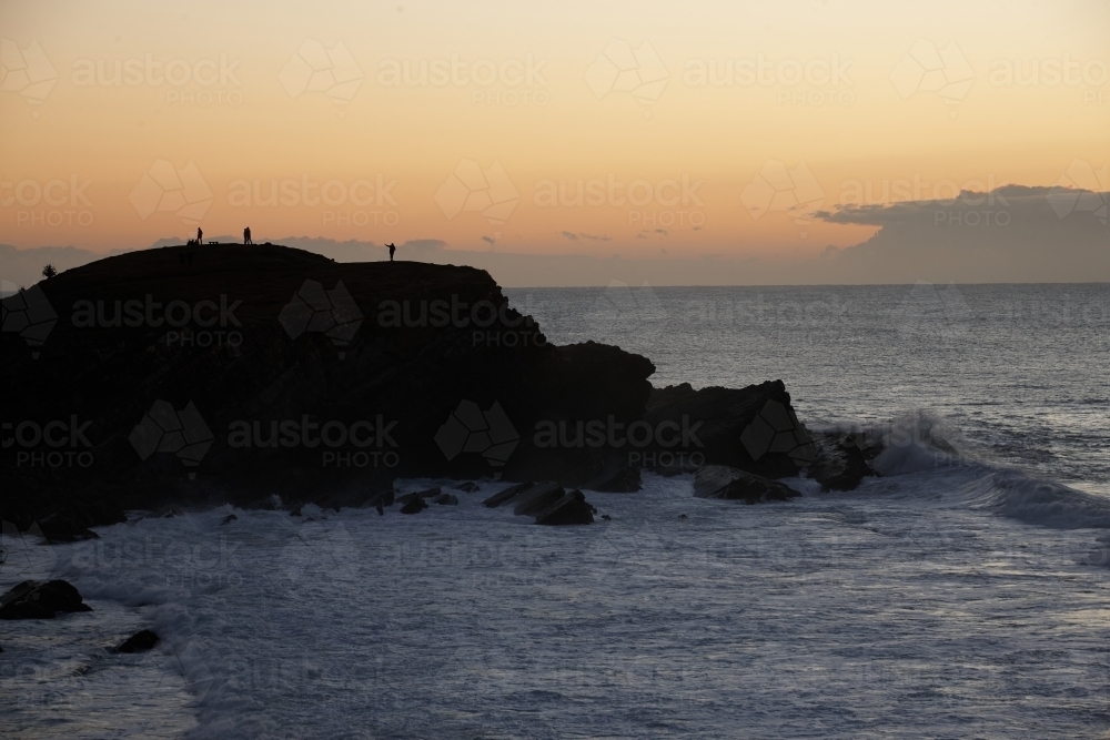 Coastal landscape on sunrise - Australian Stock Image