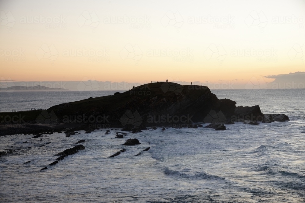 Coastal landscape on sunrise - Australian Stock Image
