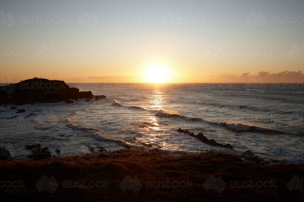 Coastal landscape on sunrise - Australian Stock Image