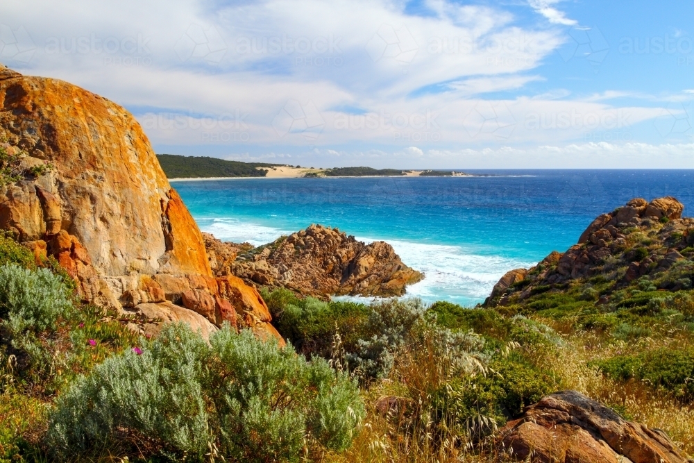 Coastal scene at Injidup Point, Western Australia. - Australian Stock Image