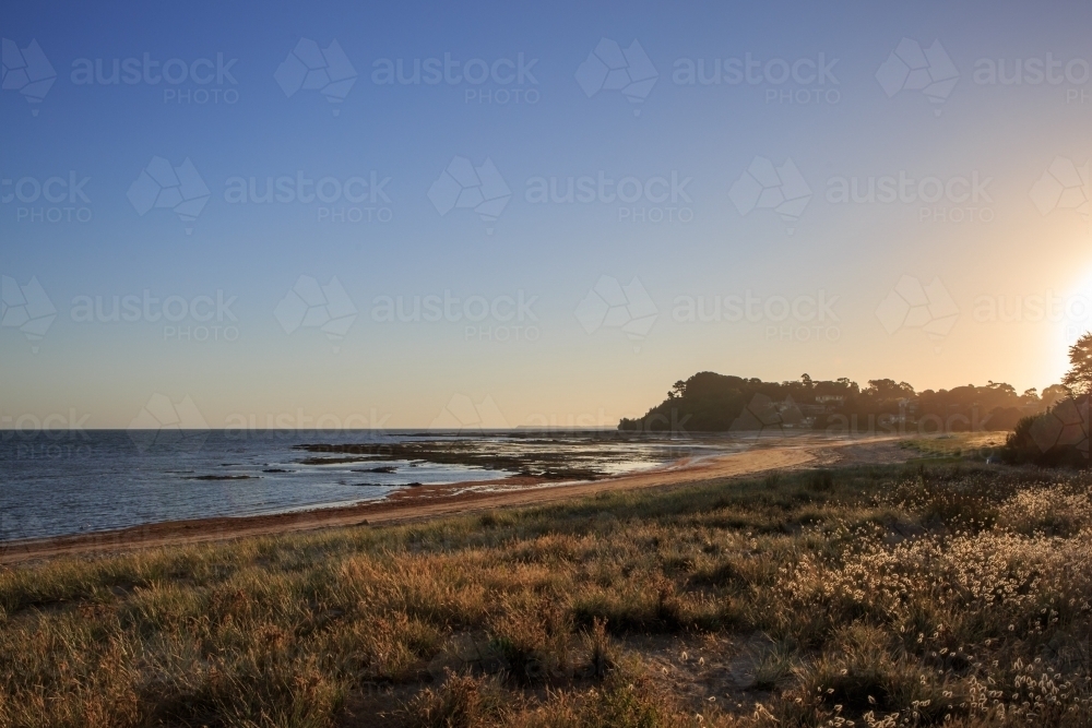 Coastline at sunset - Australian Stock Image