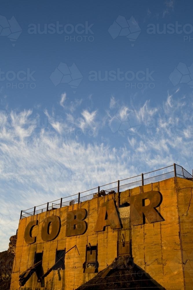 Cobar Mines - Australian Stock Image
