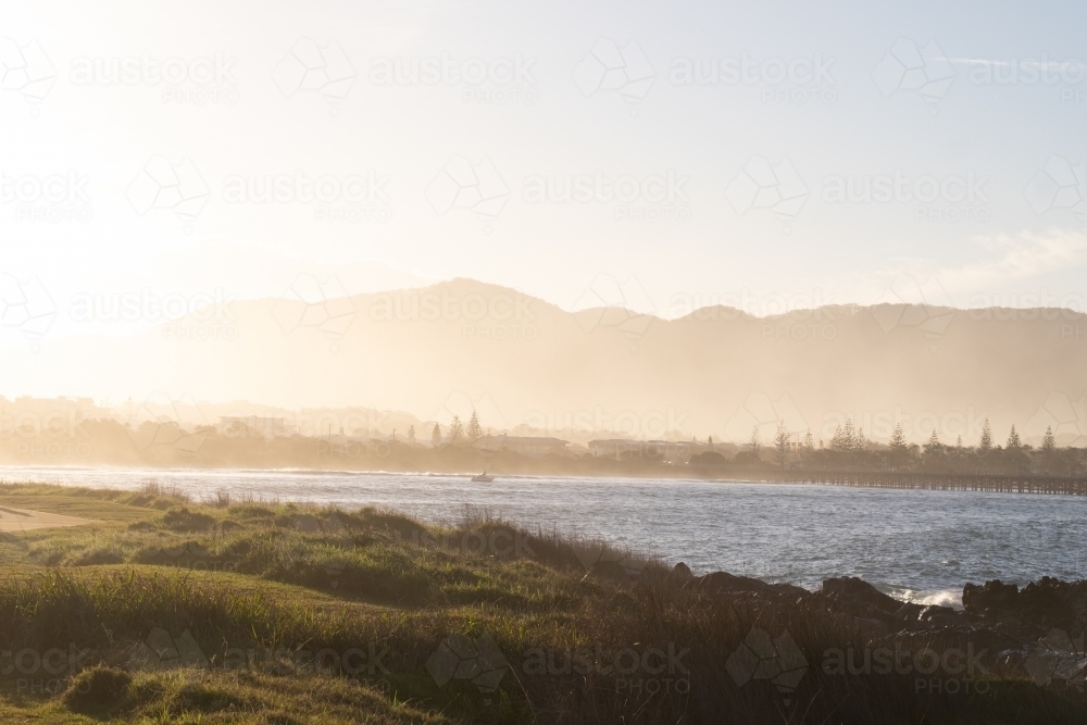 Coffs Harbour shoreline - Australian Stock Image