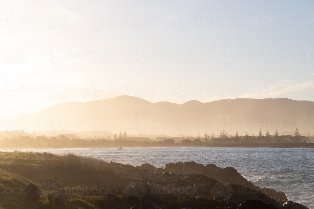 Coffs Harbour shoreline - Australian Stock Image