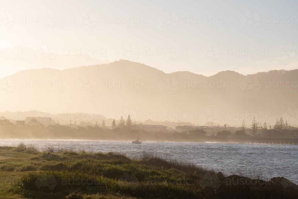 Coffs Harbour shoreline - Australian Stock Image