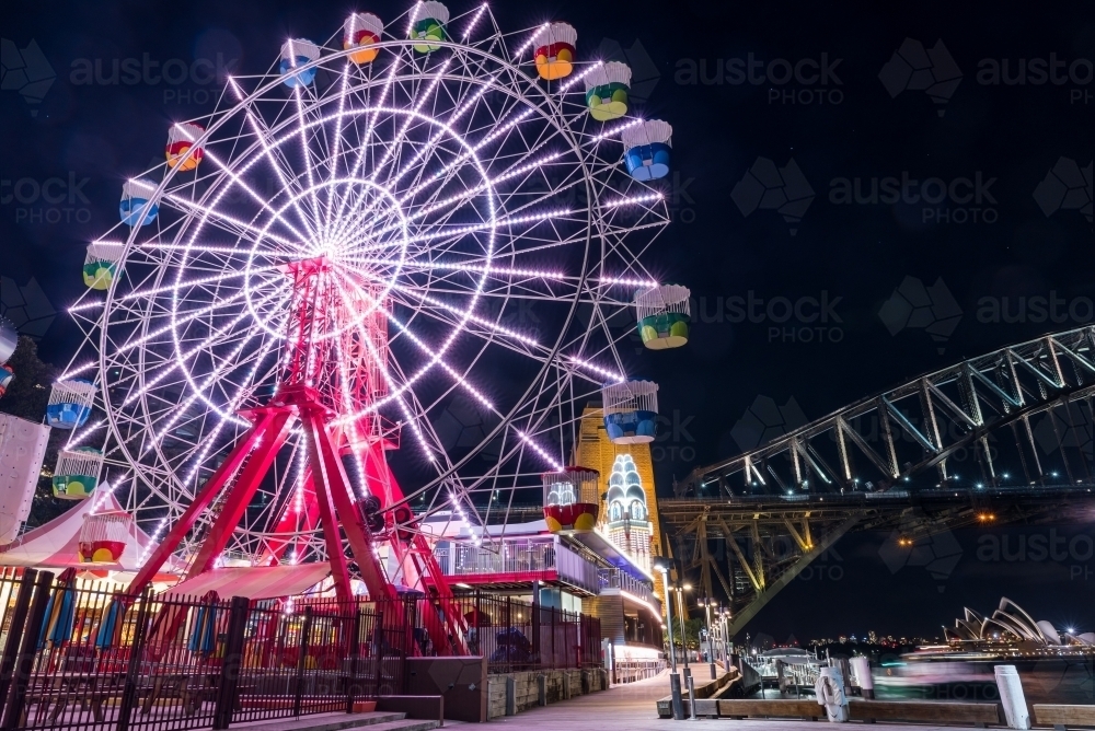 Colorful wheel in Sydney - Australian Stock Image