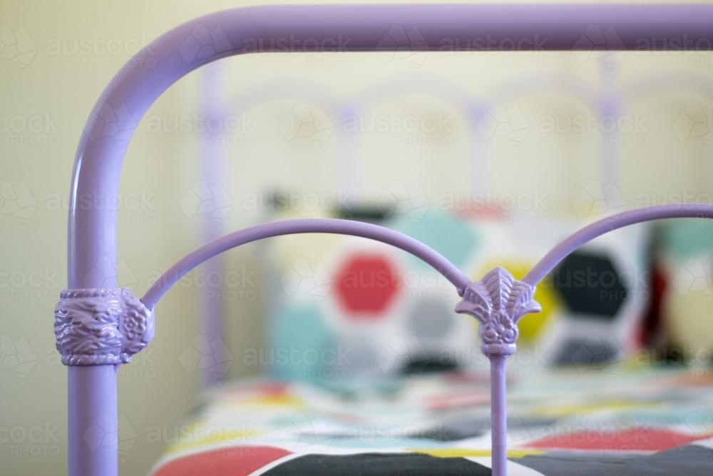 Colourful bed - Australian Stock Image