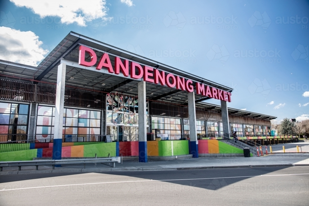 Colourful Dandenong Market - Australian Stock Image