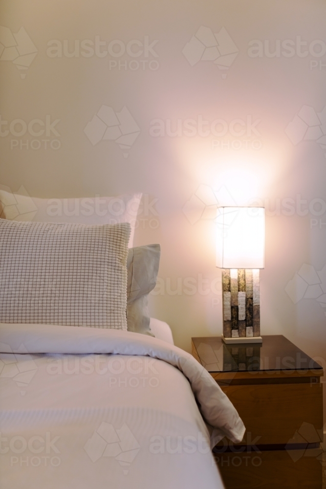 Comfy bedroom setting - Australian Stock Image