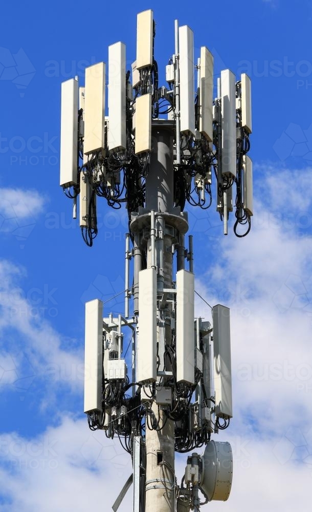 Communications Tower - Australian Stock Image