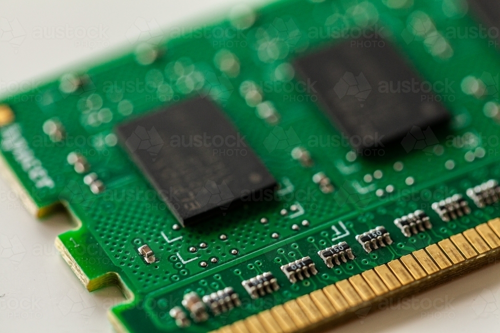Image of Computer RAM chip - Austockphoto