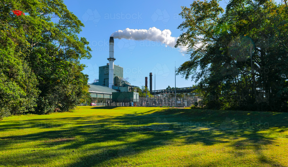 Condong sugar cane mill in northern New South Wales near Murwillumbah - Australian Stock Image