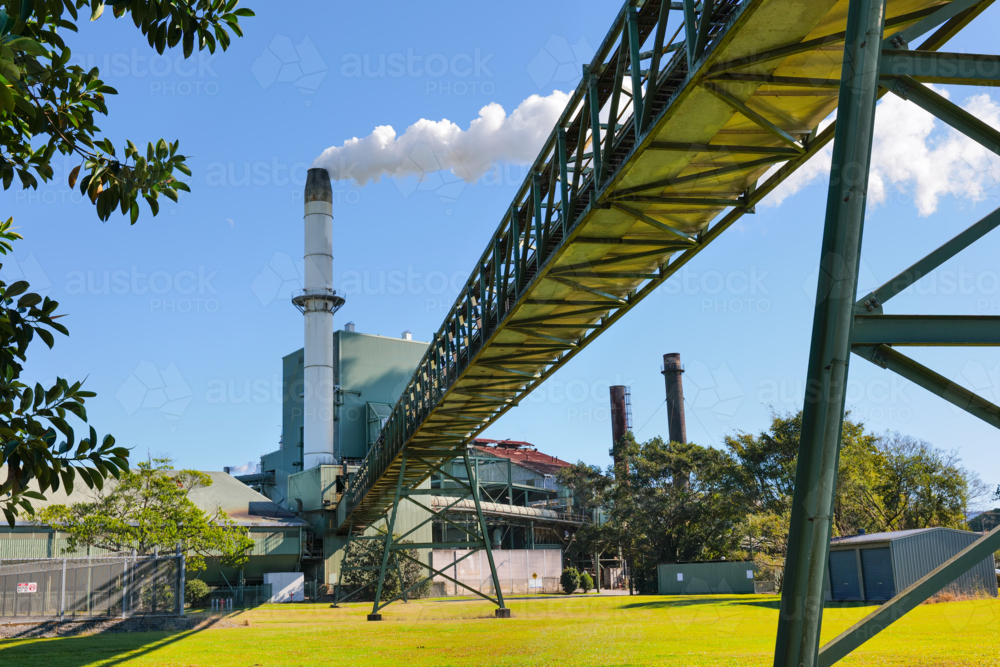 Condong sugar cane mill in northern New South Wales near Murwillumbah - Australian Stock Image