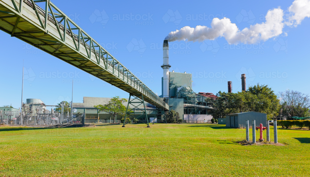 Condong sugar cane mill in northern New South Wales near Murwillumbah - Australian Stock Image