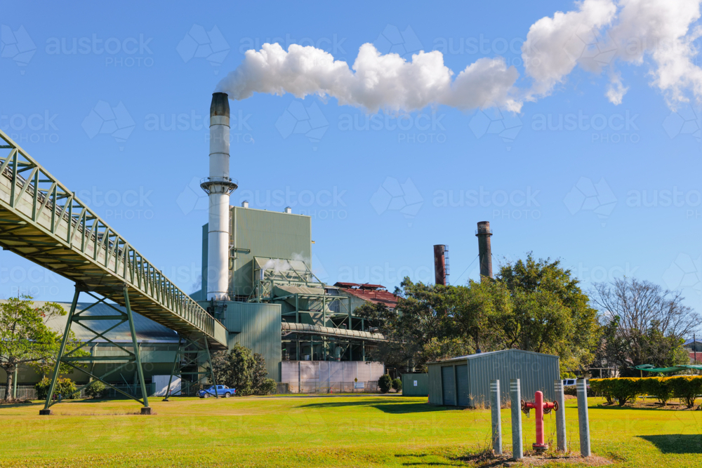 Condong sugar cane mill in northern New South Wales near Murwillumbah - Australian Stock Image