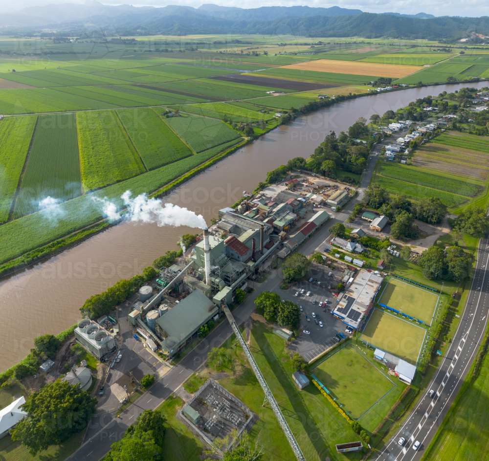 Condong Sugar Mill near Murwillumbah, New South Wales, Australia - Australian Stock Image