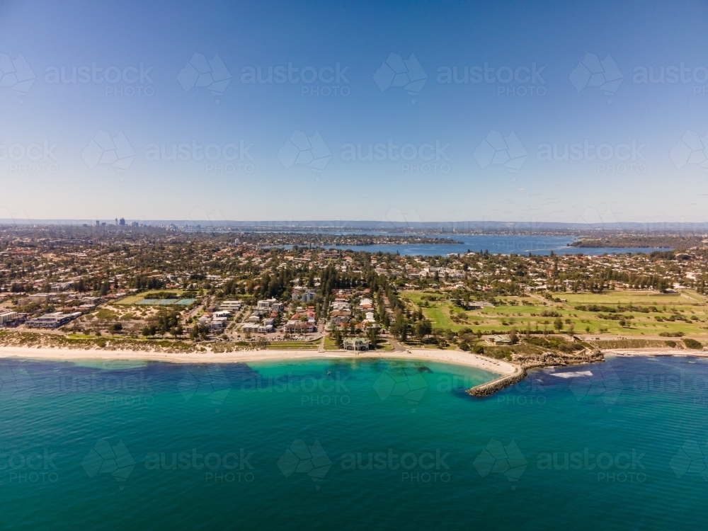 Cottesloe Beach Mornings - Australian Stock Image