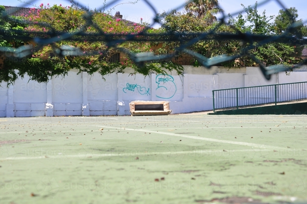 Couch on the street - Australian Stock Image