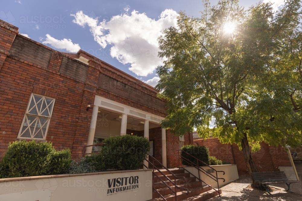Council building in small regional town of Coolah NSW - Australian Stock Image