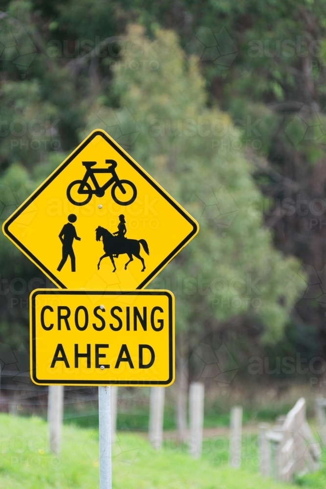 Country road sign : Austockphoto Country road sign - Australian Stock Image