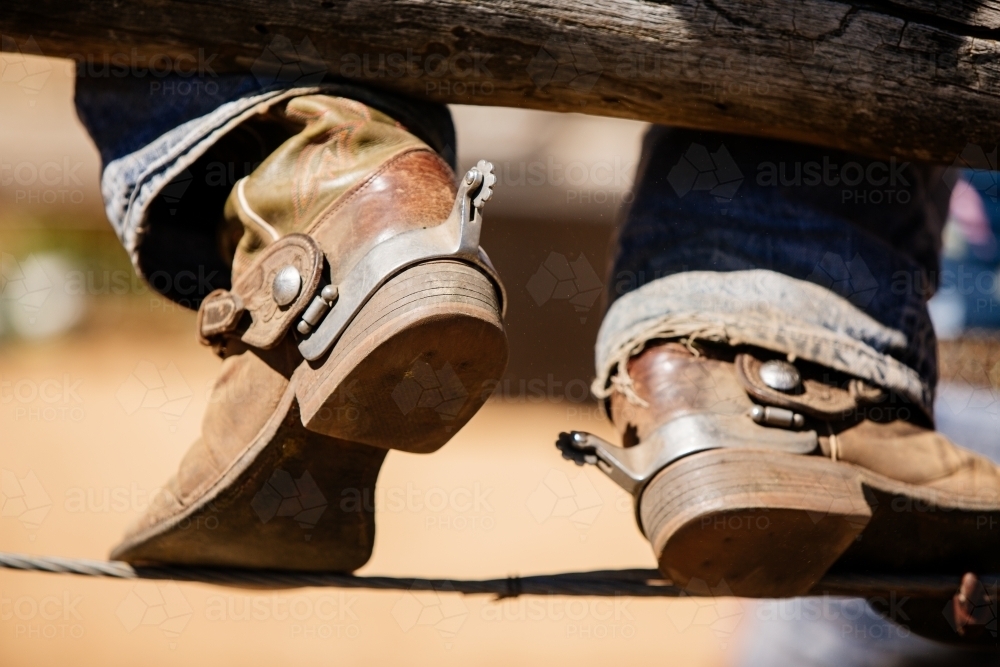 Cowboy boots - Australian Stock Image