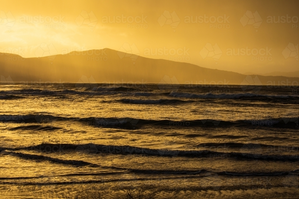 Cox Bight Sunrise Light - Australian Stock Image