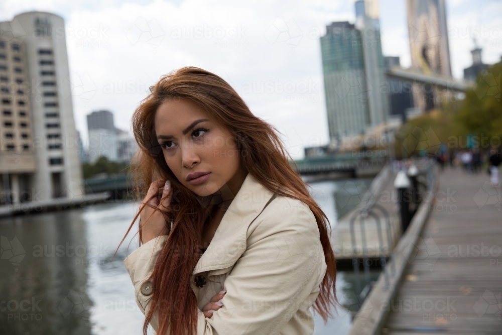 Cranky Business Woman - Australian Stock Image