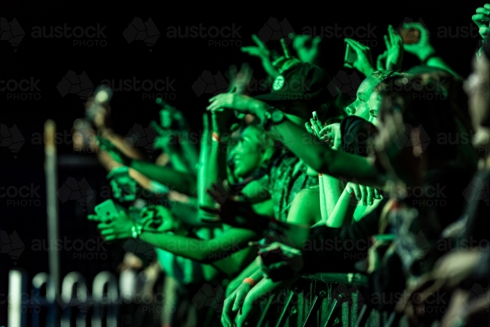 crowd at festival - Australian Stock Image